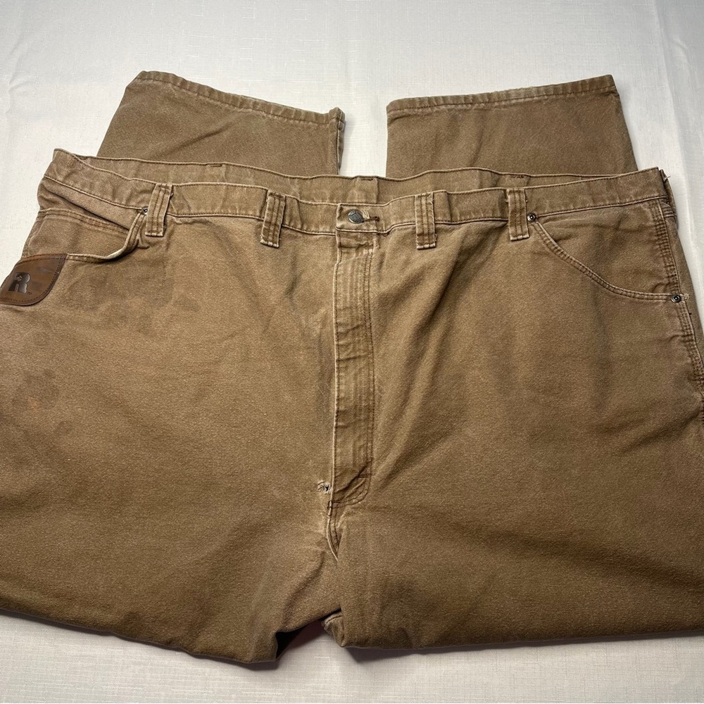 Men's Riggs workwear by Wrangler size 56 x 30 brown jean pants